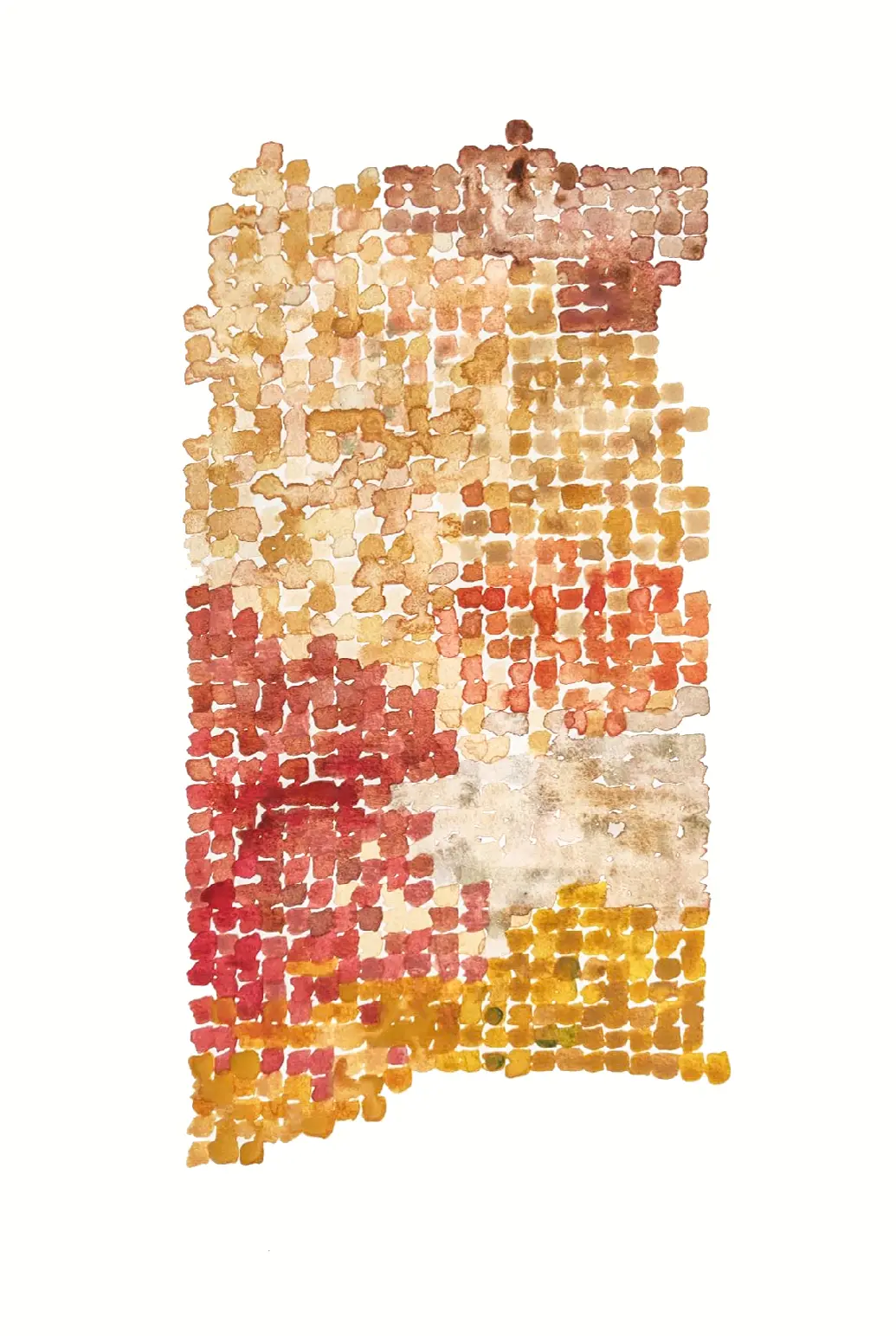 Tegning over mosaik